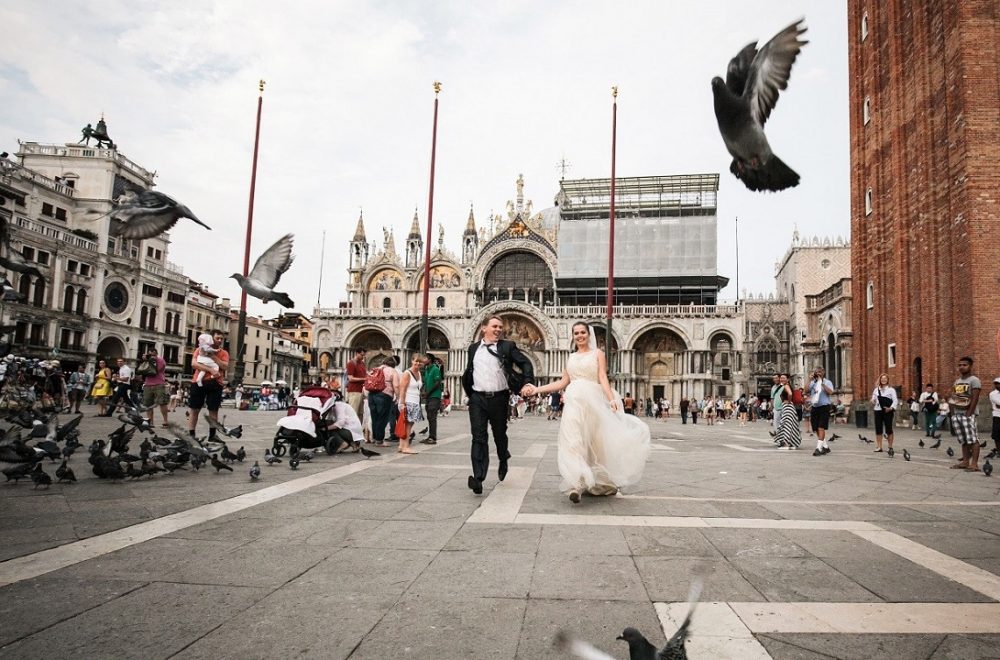 vestuves venecijoje, vestuves dviese uzsienyje, civiline santuoka uzsienyje, italija, vestuves italijoje