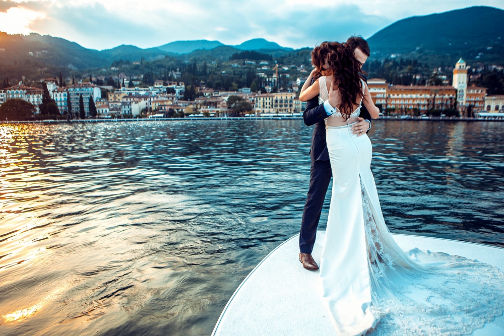 Įspūdingo grožio vestuvės prie Gardos ežero