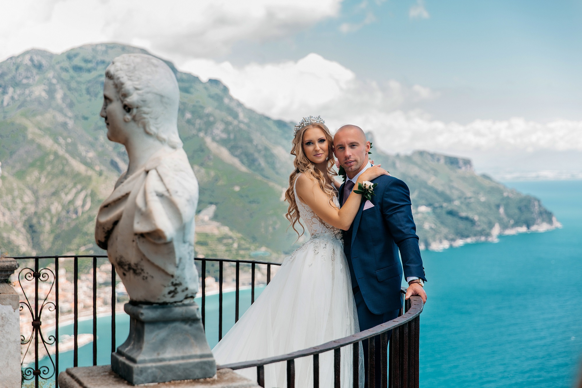 prabangios vestuves, villa cimbrone, vestuviu pasaka, vestuves italijoje,