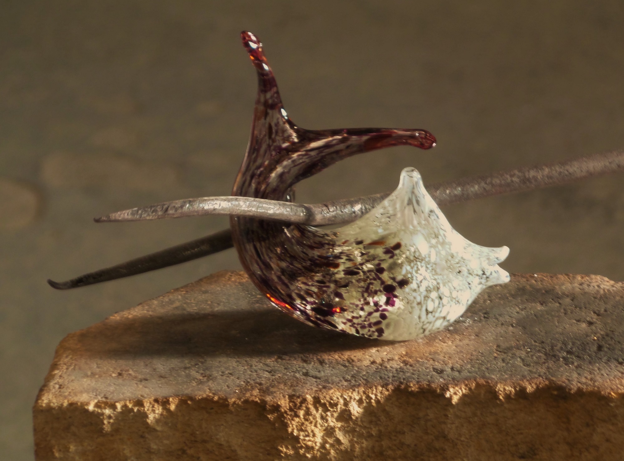 Kaip gimsta Murano stiklo kūriniai?