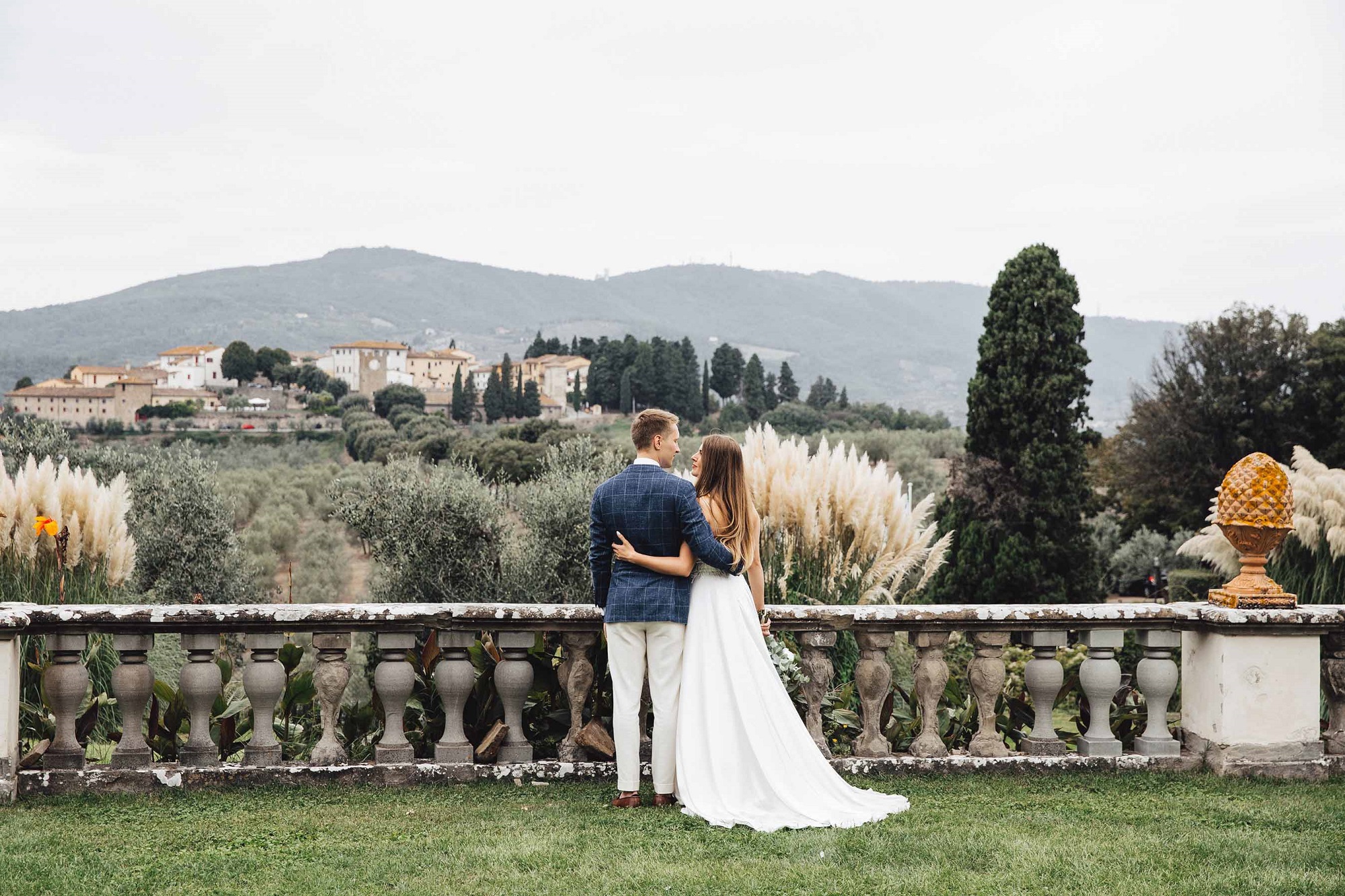 Civilinė santuoka Mediči viloje Toskanoje