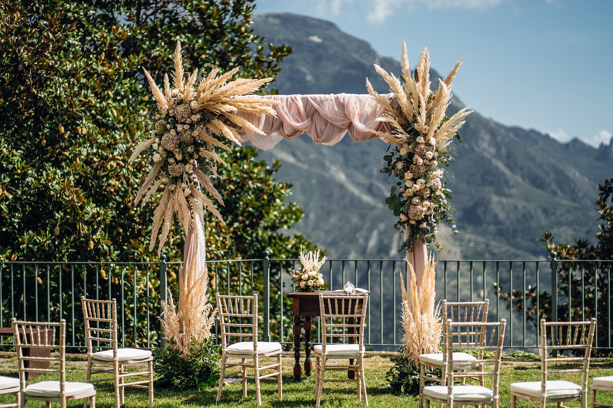 Civilinės santuokos vietos Amalfi pakrantėje