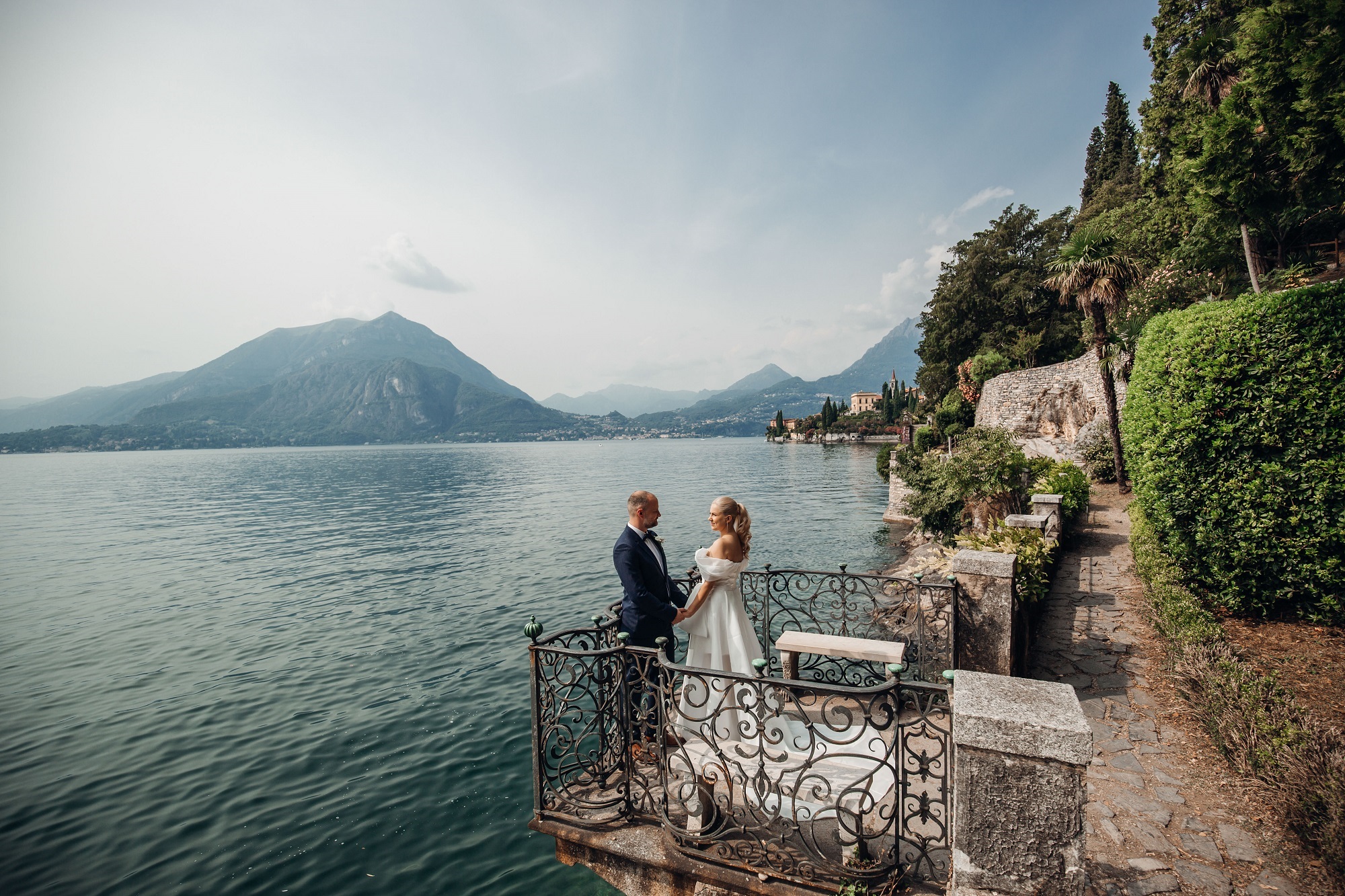 vestuves prie Komo ezero, civiline santuoka prie komo, komo ezeras, vestuves uzsienyje, italija