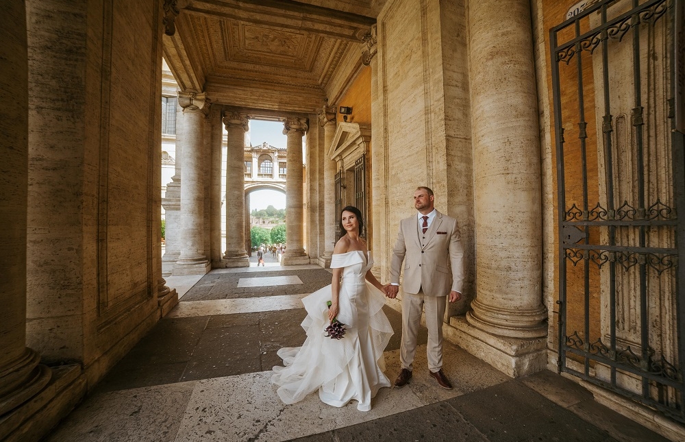 atsiliepimas vestuves romoje, italijoje