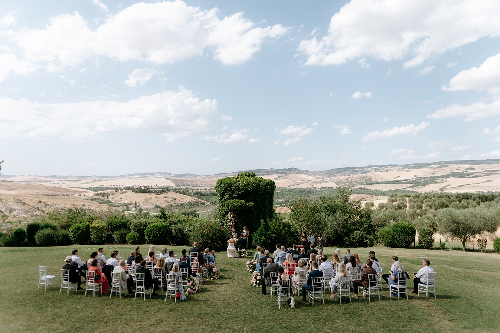 Tipiška Toskanos vila vestuvių vakarėliui